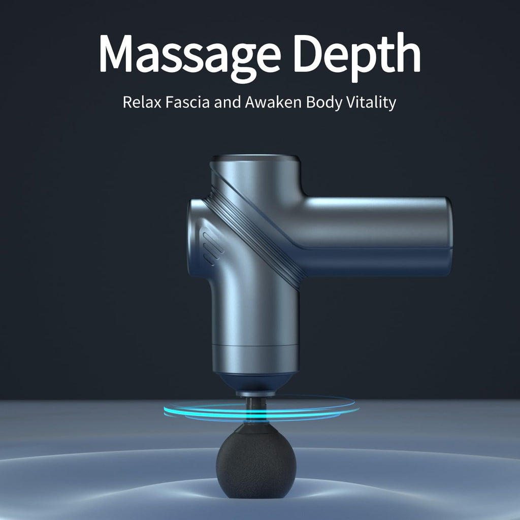 Massage Gun Deep Tissue, Silent Brushless Motor and Portable Massage Gun