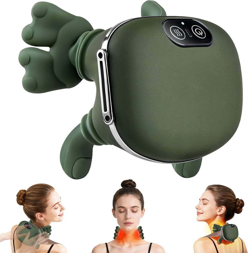 Neck Massager with Heat for Pain Relief deep Tissue,Shoulder & Back Massager,masajeador de espalda y Cuello shiatsu Neck and Back Massager