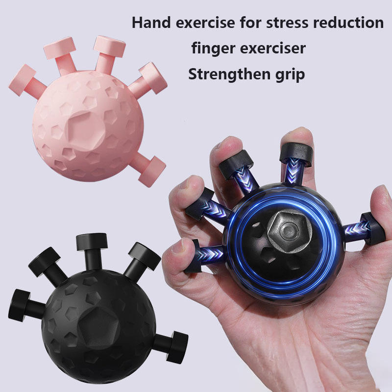 stress reduction Finger Grip Strengthener,Finger Strengthener,Hand Grip Strengthener Finger Exerciser Gripper Tool,Forearm Exerciser Grip Strength Trainer Ball